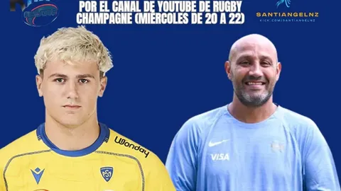 UN NUEVO PROGRAMA DE RUGBY CHAMPAGNE FEDERAL CON PROTAGONISTAS EN VIVO