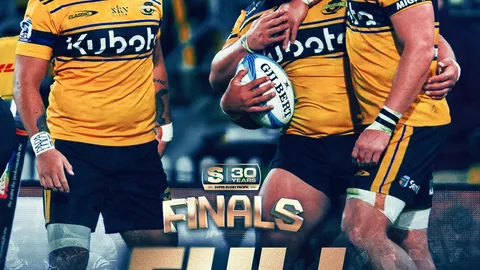 HURRICANES GOLEÓ A BLUES Y ES EL OTRO FINALISTA DEL SÚPER RUGBY PACIFIC