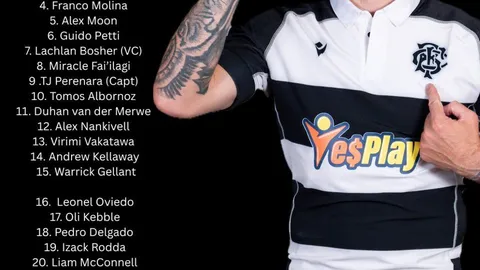 FELIPE CONTEPOMI DESIGNÓ EL EQUIPO PARA ENFRENTAR CON BARBARIANS A SUDÁFRICA