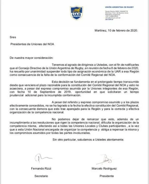 Comunicado