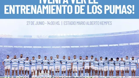 LOS PUMAS Y UN ENTRENAMIENTO ABIERTO EN LA DOCTA PARA QUE EL SIMPATIZANTE LOS PUEDA TENER MÁS CERCA
