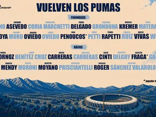 LOS PUMAS TIENEN SU PLANTEL CONFIRMADO PARA COMENZAR EL NATIONS CHAMPIONSHIP