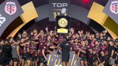 TOULOUSE ES EL TETRACAMPEÓN DEL TOP 14 FRANCÉS Y FESTEJARON PICCARDO Y CHOCOBARES.
