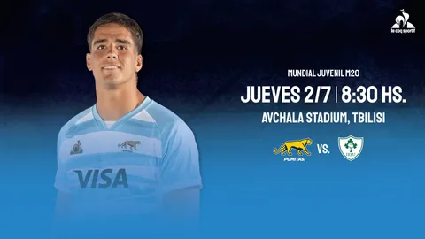 LOS PUMITAS CON CINCO CAMBIOS Y EL EQUIPO CONFIRMADO PARA ENFRENTAR A IRLANDA EN EL MUNDIAL JUVENIL