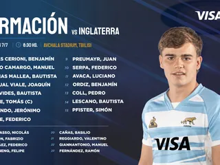 LOS PUMITAS ENFRENTAN A INGLATERRA EN BUSCA DEL PRIMER PUESTO DEL GRUPO