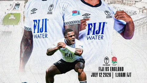 FIJI SERÁ LOCAL ANTE INGLATERRA EN LIVERPOOL