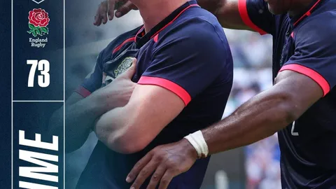 INGLATERRA GOLEÓ A FIJI EN LIVERPOOL Y YA PIENSA EN LOS PUMAS