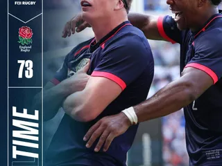 INGLATERRA GOLEÓ A FIJI EN LIVERPOOL Y YA PIENSA EN LOS PUMAS
