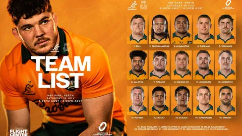 LOS WALLABIES RECIBEN A ITALIA SIN SU ENTRENADOR GONZALO QUESADA EN LA CANCHA