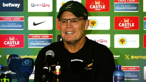 RASSIE ERASMUS SOBRE LOS PUMAS: SON UN EQUIPO DE CALIDAD Y BIEN ENTRENADOS POR CONTEPOMI"