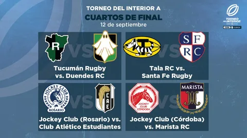 SE RESOLVIÓ EL PARTIDO SUSPENDIDO Y QUEDARON DEFINIDOS LOS CRUCES DE LOS CUARTOS DE FINAL DEL TORNEO DEL INTERIOR