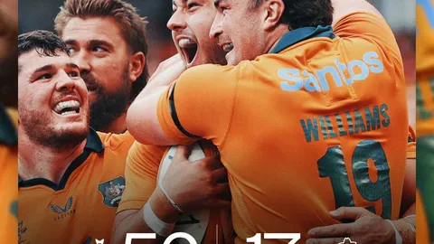 AUSTRALIA CON UN BRILLANTE SEGUNDO TIEMPO APLASTÓ A JAPÓN EN TOWNSVILLE