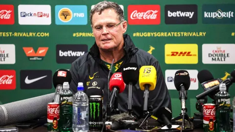 RASSIE ERASMUS: "SERÁ AGRADABLE AFRONTAR EL PRÓXIMO PRÓXIMO PARTIDO COMO LOS MENOS FAVORITOS"
