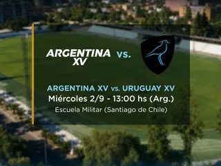 ARGENTINA XV ABRE LA SEGUNDA JORNADA DEL AMRCH ANTE URUGUAY XV