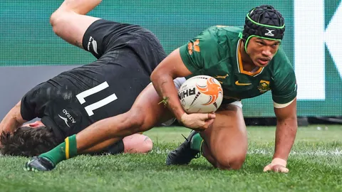 TRIUNFO DE LOS SPRINGBOKS ANTE NUEVA ZELANDA PARA PONER LA SERIE 2 A 1
