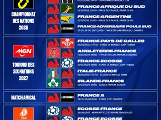 EL CALENDARIO DEL SELECCIONADO DE FRANCIA HASTA EL MUNDIAL DE AUSTRALIA