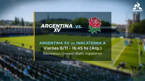 ARGENTINA XV Y UN BUEN PARTIDO PARA NOVIEMBRE ANTE INGLATERRA A