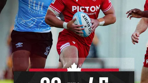 EN LA MADRUGADA FIJI GOLEÓ A CANADÁ Y ES FINALISTA DE LA PACIFIC NATIONS