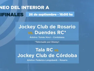 EL TORNEO DEL INTERIOR BUSCA A SUS FINALISTAS