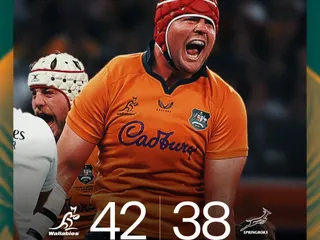 AUSTRALIA DERROTÓ A SUDÁFRICA CON UN BUEN PRIMER TIEMPO Y MUCHO CORAJE EN EL FINAL