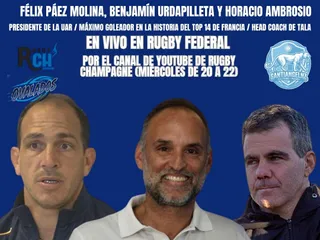 Un nuevo programa de Rugby Champagne Federal con invitados de lujo. No te lo podés perder!
