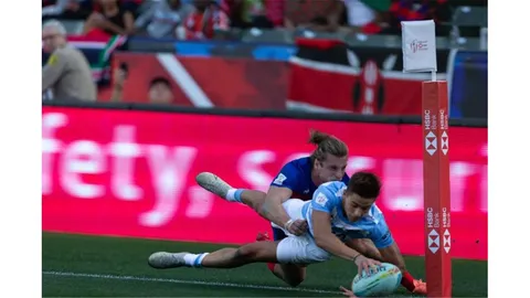 Los Pumas 7s, afuera de la Copa de Oro en Los Ángeles