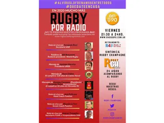 Hoy te esperamos en un nuevo programa de Rugby Champagne Radio