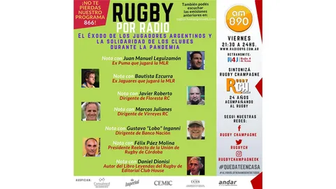 Reviví el programa 866 de Rugby Champagne