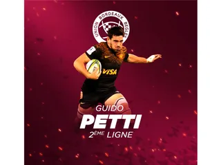 Francia: Bordeaux Begles presentó a Guido Petti