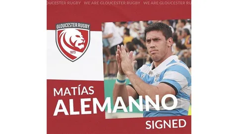 Una nueva baja para Jaguares: Matías Alemanno jugará en Gloucester Rugby