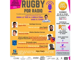 Reviví el programa 874 de Rugby Champagne Radio