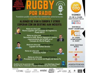 Reviví el programa 875 de Rugby Champagne Radio