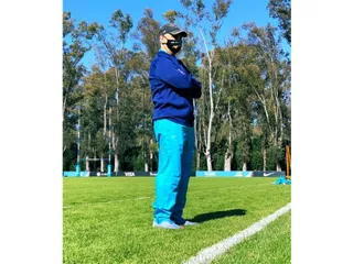 Marcelo Loffreda se sumó a la concentración de Los Pumas