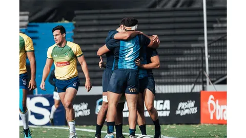 Argentina XV mejoró su imagen y derrotó con claridad a Brasil