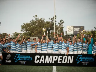 Argentina XV goleó a Uruguay y obtuvo el Sudamericano 4 Naciones