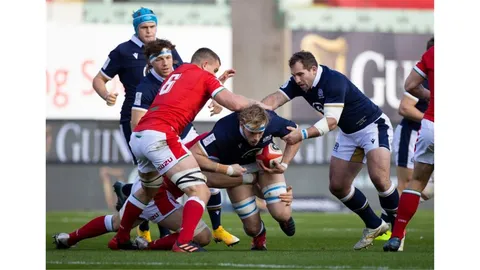 Con pocas ocasiones, Escocia le ganó a Gales