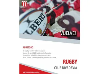 Rivadavia Lobos disputó un amistoso con Saladillo RC